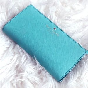 Kate Spade wallet turquoise